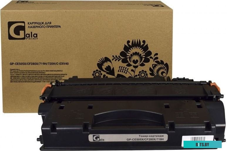 Картридж GalaPrint GP-CE505X/CF280X/719H/720H/C-EXV40 (№05X №80X)