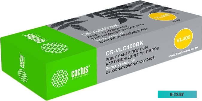 Картридж Cactus CS-VLC400BK (аналог Xerox 106R03532)