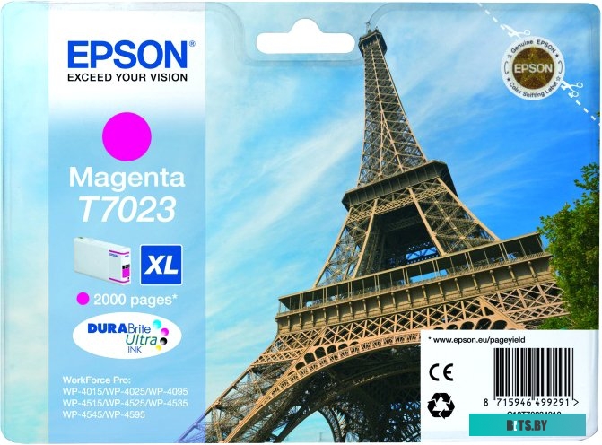 Картридж для струйных принтеров Epson T7023 XL C13T70234010