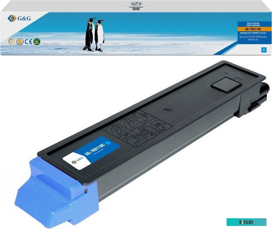 GG-TK8110C Картридж G&G toner-cartridge for Kyocera ECOSYS M8130cidn/M8124cidn 1T02P3CAX0 6000 стр. голубой
