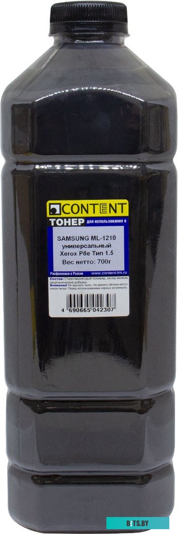 Тонер Content Универсальный для Samsung ML-1210/Xerox P8e Тип 1.5 700 г <201100060031>