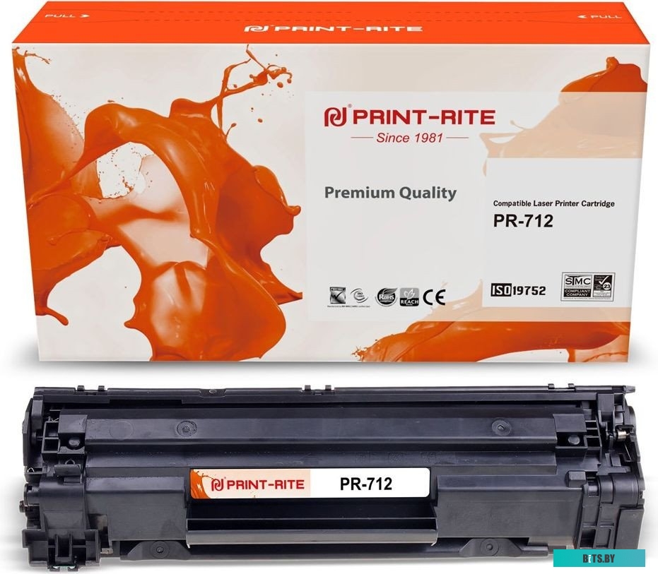 Картридж лазерный Print-Rite PR-712 TFH919BPU1J