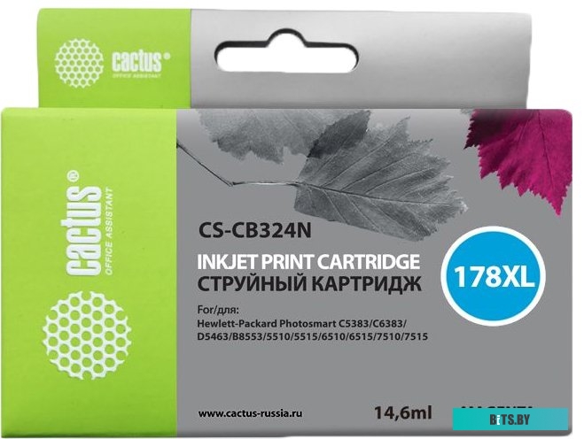Картридж струйный Cactus CS-CB324N(CS-CB324) №178XL