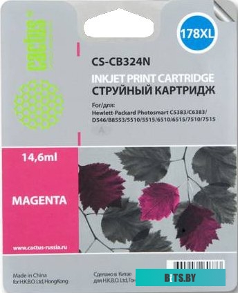 Картридж струйный Cactus CS-CB324N(CS-CB324) №178XL