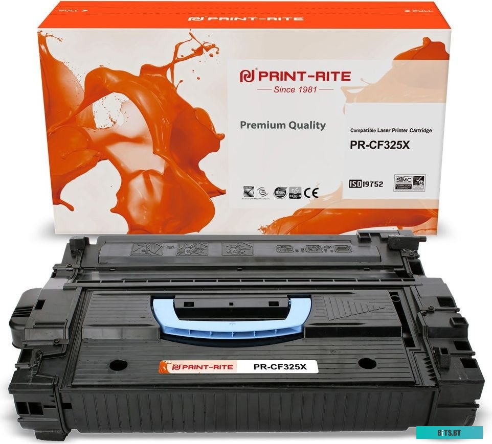 PR-CF325X Картридж лазерный Print-Rite TFHBEBBPU1J PR-CF325X CF325X черный (40000стр.) для HP LJ M806 Enterprise 800,M806X