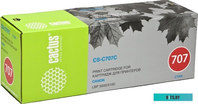 Картридж Cactus CS-C707C (аналог Canon Cartridge 707 Cyan)