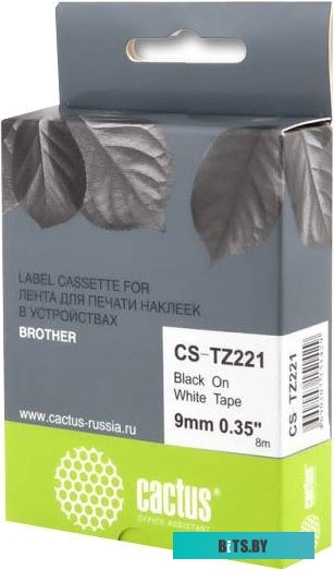 Картридж Cactus CS-TZ221 (аналог Brother TZ221)