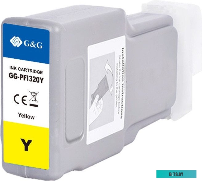 Картридж струйный G&G GG-PFI320Y PFI-320Y.