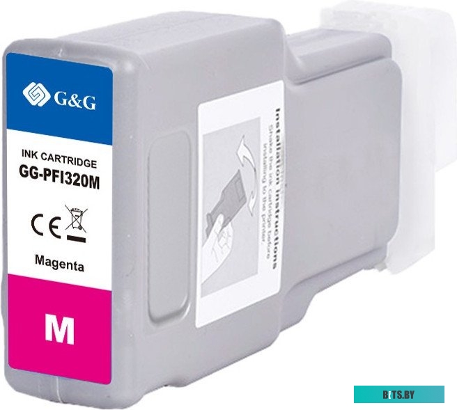 Картридж струйный G&G GG-PFI320M PFI-320M.