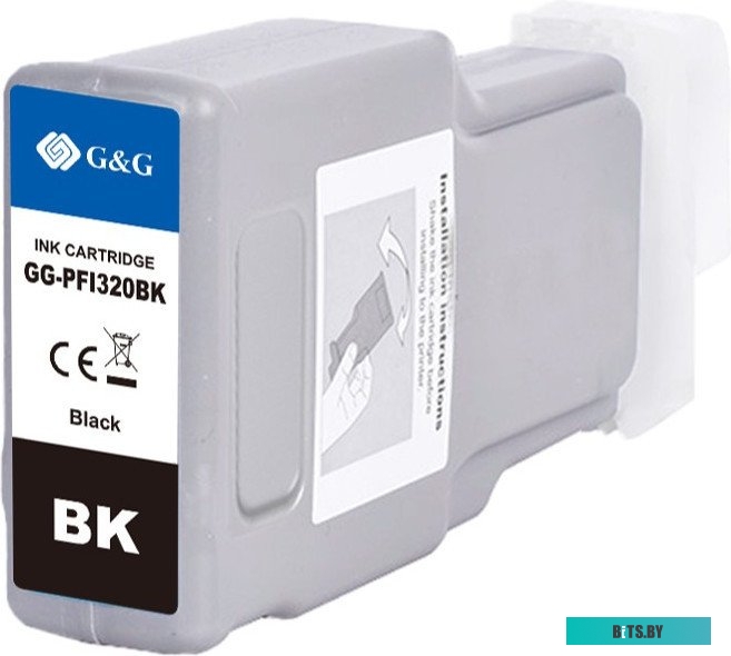 Картридж струйный G&G GG-PFI320BK PFI-320BK.