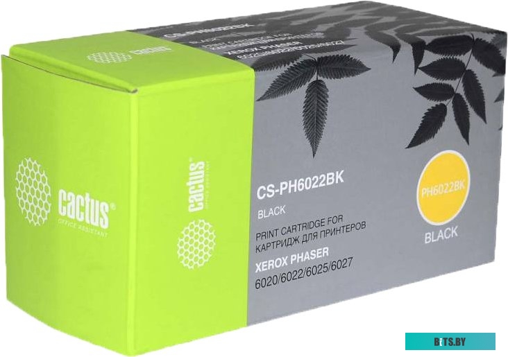 Картридж Cactus CS-PH6022BK (аналог Xerox 106R02763)