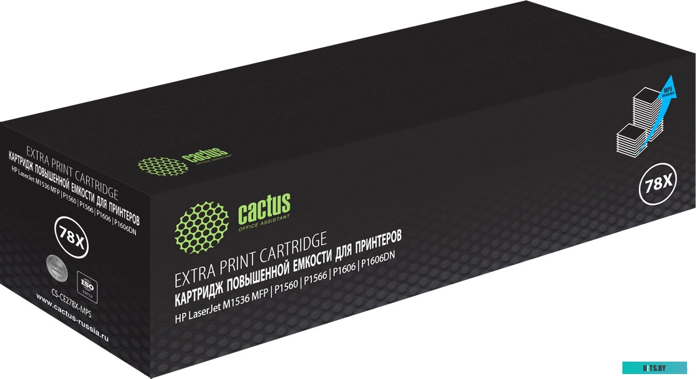 Картридж лазерный Cactus CS-CE278X-MPSXL CE278A черный