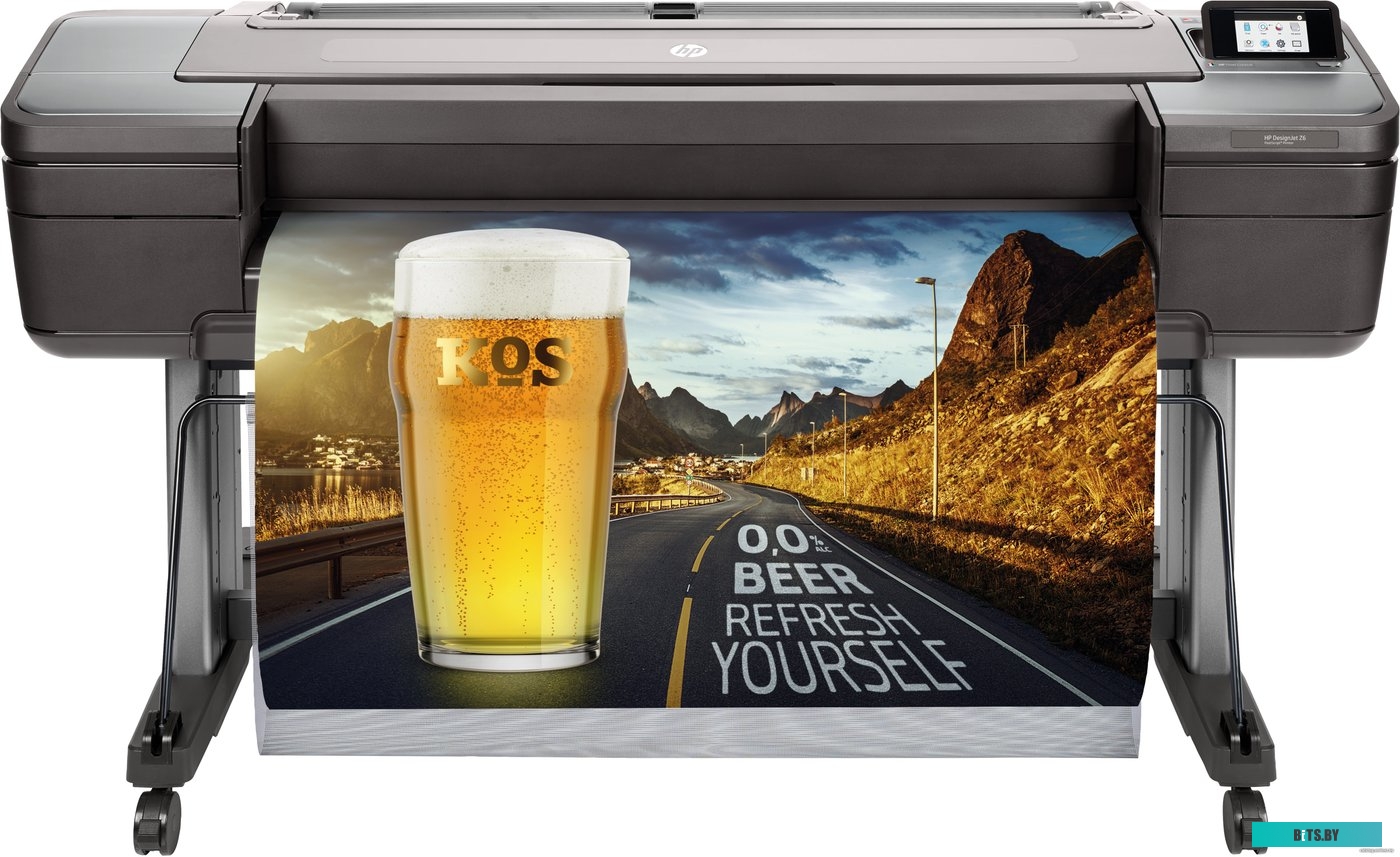 T8W16A#B19 T8W16A#B19 HP DesignJet Z6 PS Printer (44",6 colors, pigment ink, 2400x1200dpi,128 Gb(virtual),500  Gb HDD)