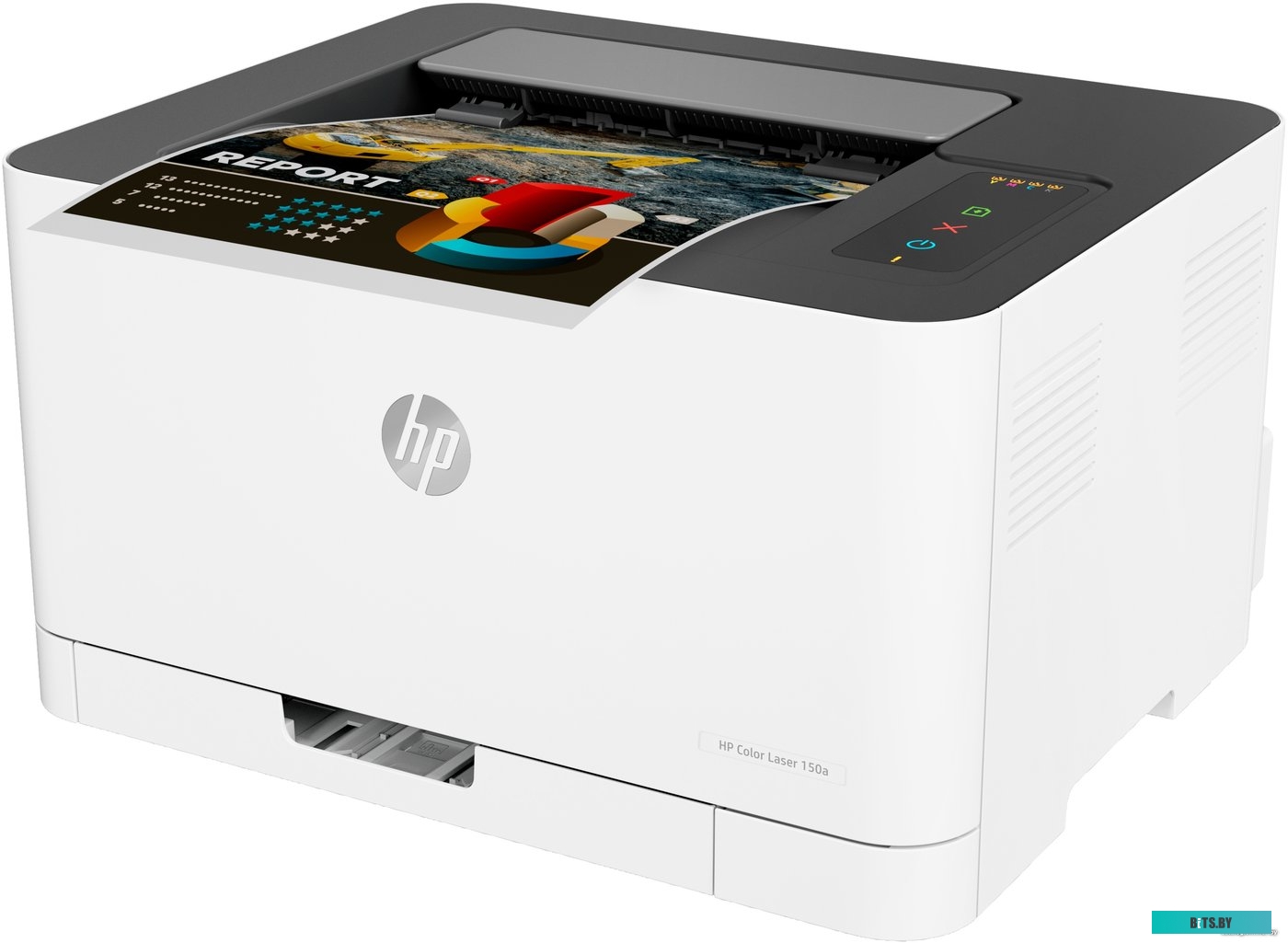 Принтер HP Color Laser 150a Printer (A4,600x600dpi, (18(4)ppm, 64Mb, USB 2.0, 1tray 150, cartridges 700b &500cmy pages in box,repl.SL-C430 ) 4ZB94A#B1