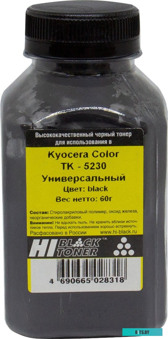 Тонер Hi-Black для Kyocera Color TK-5230K (черный) 60 г <2012005052>