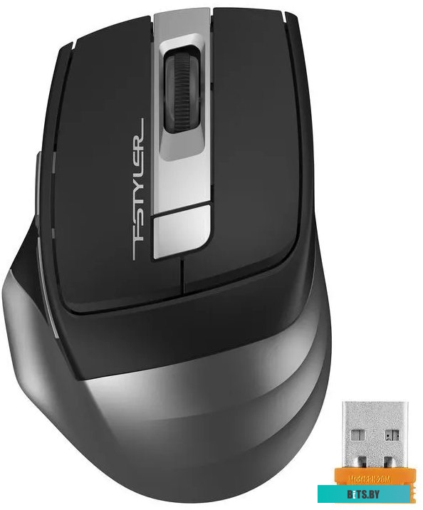 Мышь A4Tech Fstyler FG35 (черный/серебристый)