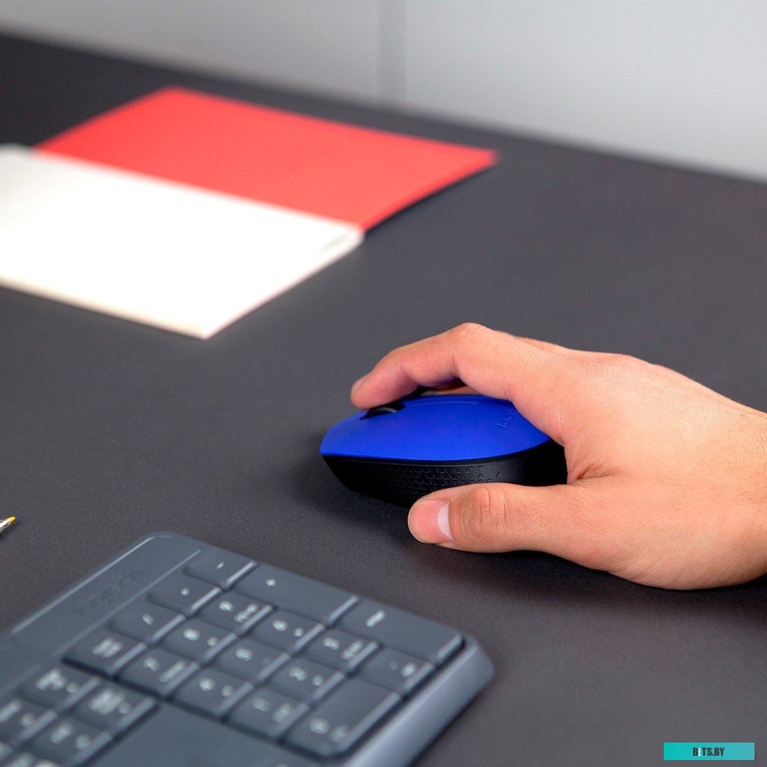 Мышь Logitech M171 (синий/черный) 910-004640