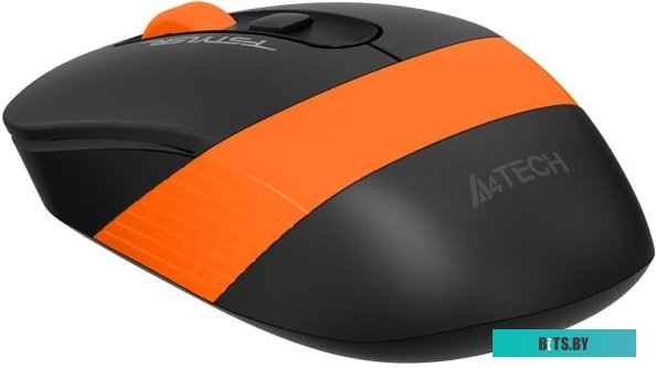 Мышь A4Tech Fstyler FG10S (черный/оранжевый)