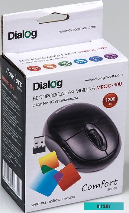 Мышь Dialog Comfort MROC-10U