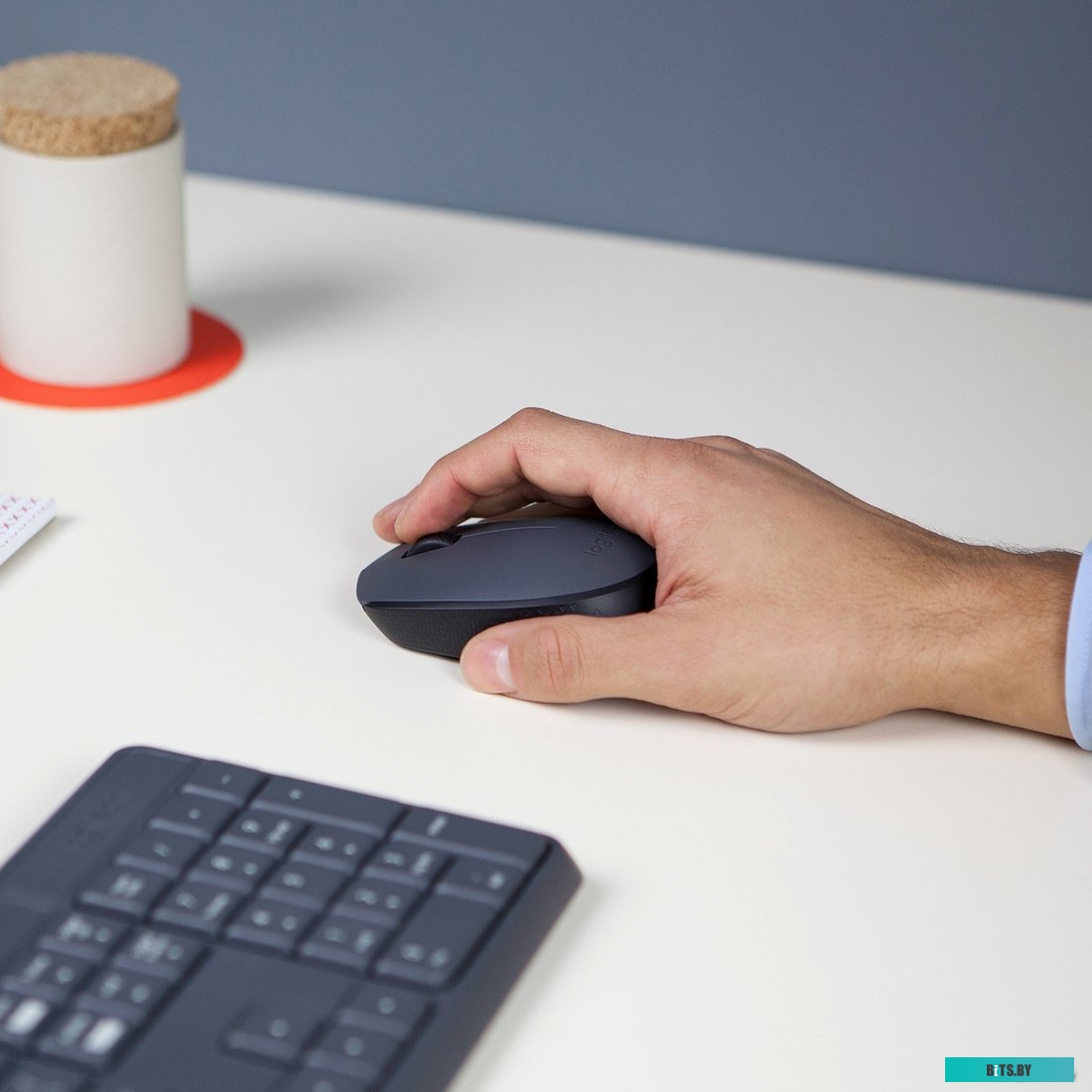 Мышь Logitech M170 Wireless (серый) 910-004642/910-004646