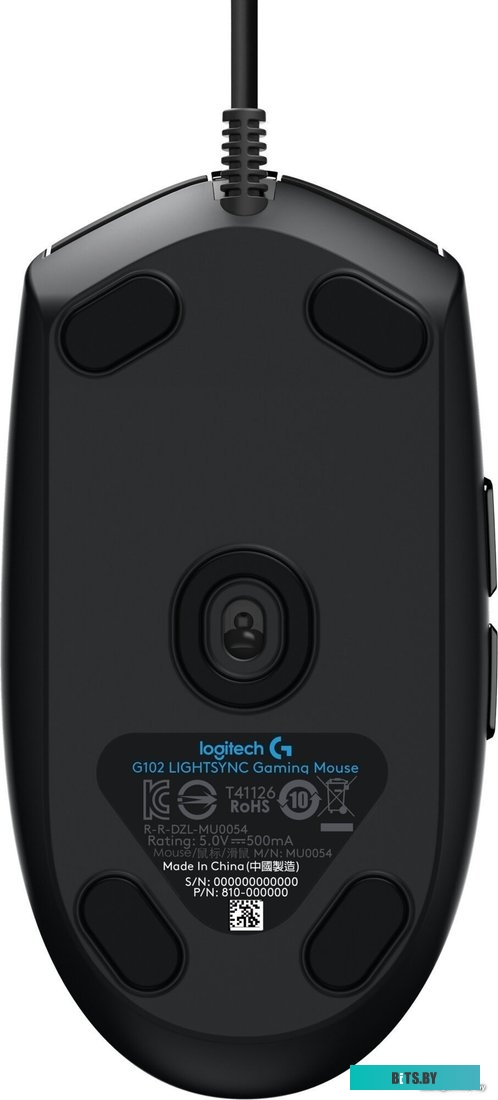 Мышь Logitech G102 Lightsync (черный)