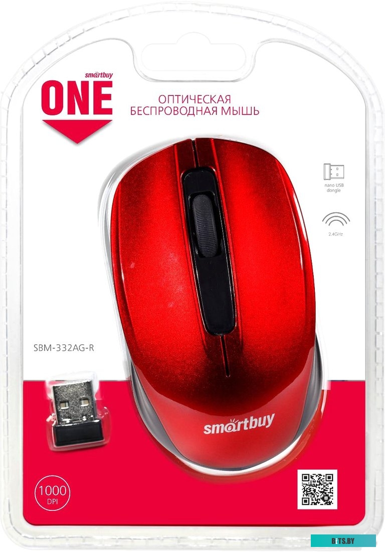 Мышь SmartBuy One SBM-332AG-R