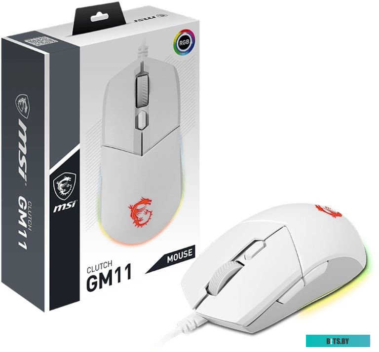 Игровая мышь MSI Clutch GM11 White