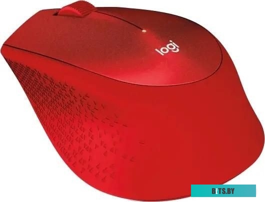 Мышь Logitech M331 Silent Plus (красный)