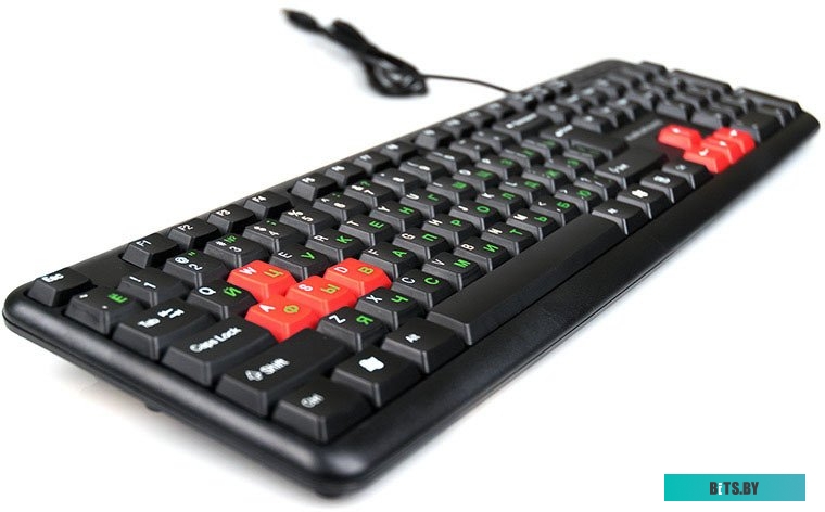 Клавиатура Nakatomi KN-02U Black-Red
