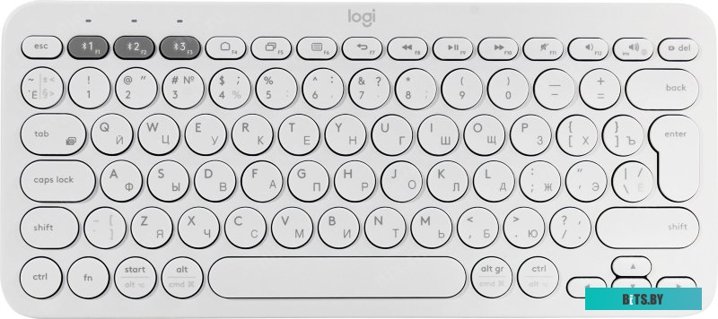 Клавиатура Logitech Multi-Device K380 Bluetooth (белый) <920-009589>