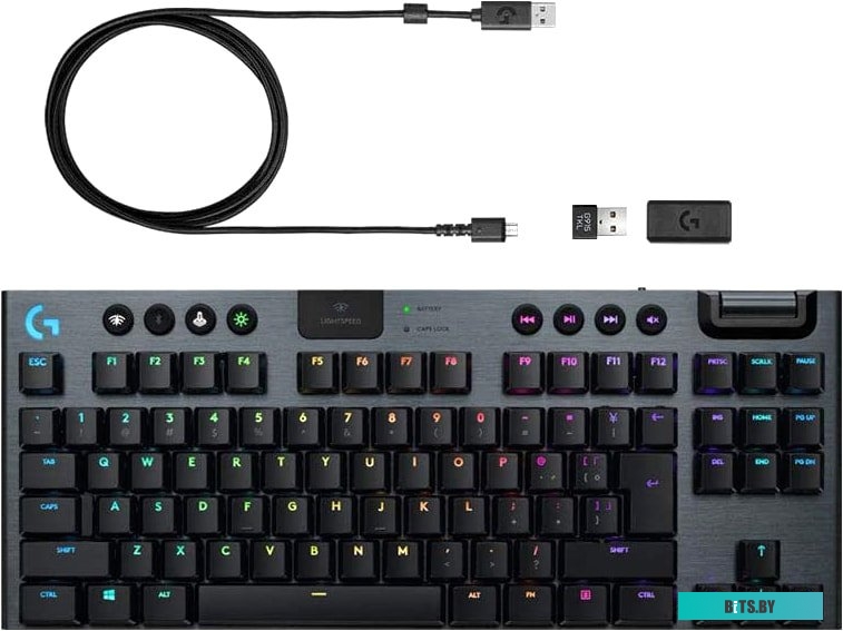 Клавиатура Logitech G915 TKL Lightspeed GL Clicky <920-009536>