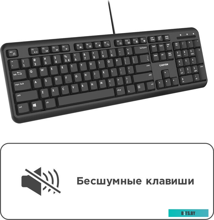 Клавиатура Canyon CNS-HKB02-RU