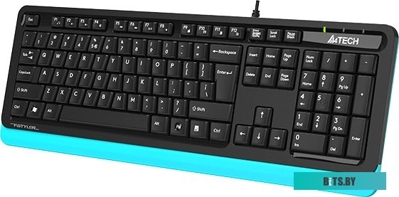 Клавиатура A4Tech Fstyler FKS10 (черный/синий)