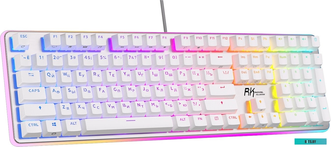 Клавиатура Royal Kludge RK918 RGB (белый, RK Brown)