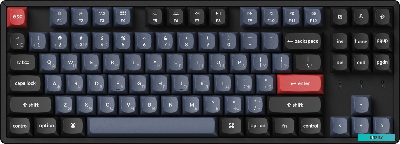 Клавиатура Keychron K8 Pro Wireless RGB K8P-J3-RU (Gateron G Pro Brown)
