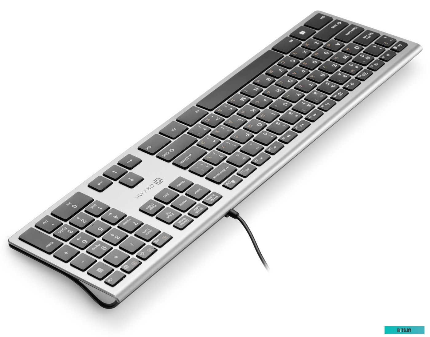 Клавиатура Oklick 890S (серебристый)