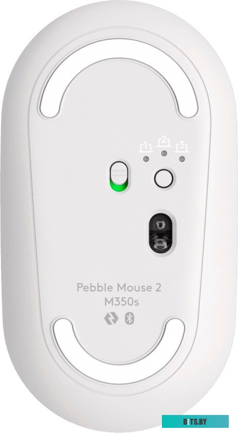 Мышь Logitech Pebble Mouse 2 M350S белый 910-006986