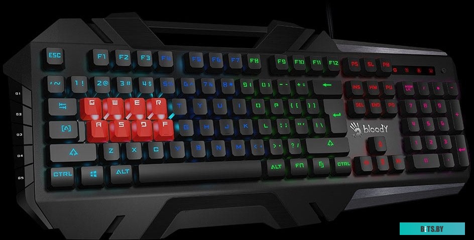 Клавиатура A4Tech Bloody B3590R (черный/серый)