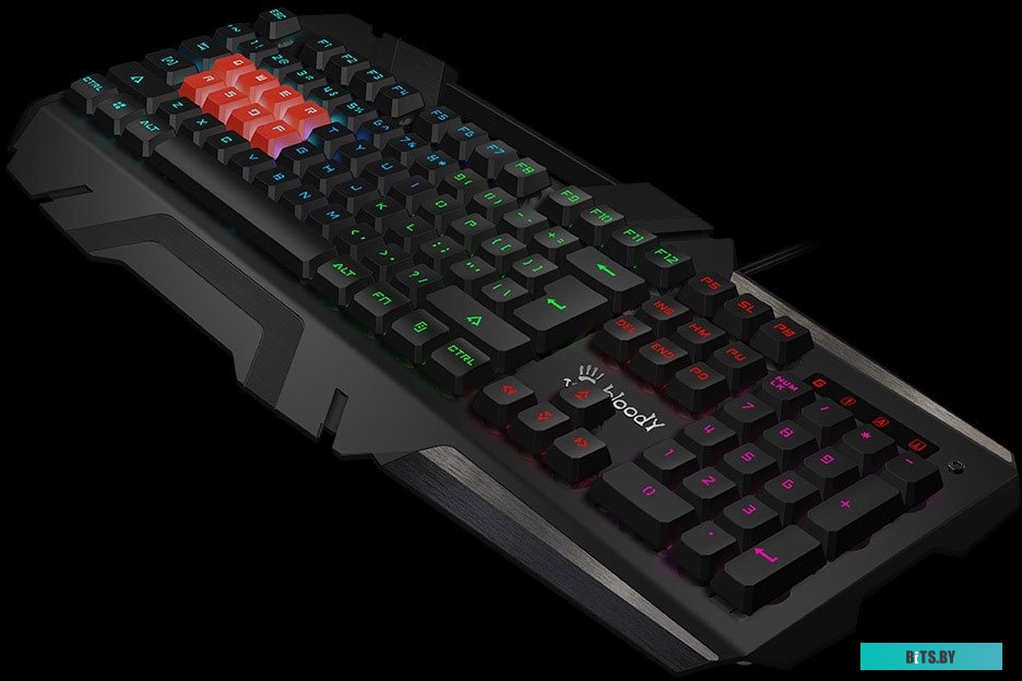 Клавиатура A4Tech Bloody B3590R (черный/серый)