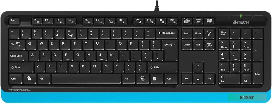 Клавиатура A4Tech Fstyler FK10 (черный/синий)