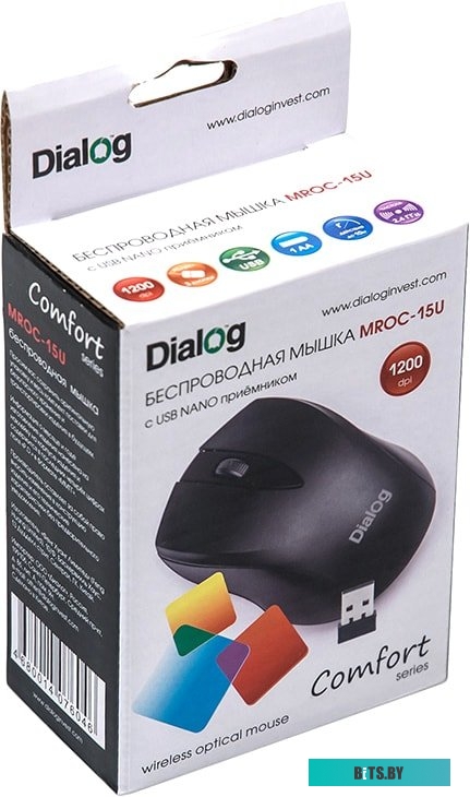 Мышь Dialog Comfort MROC-15U