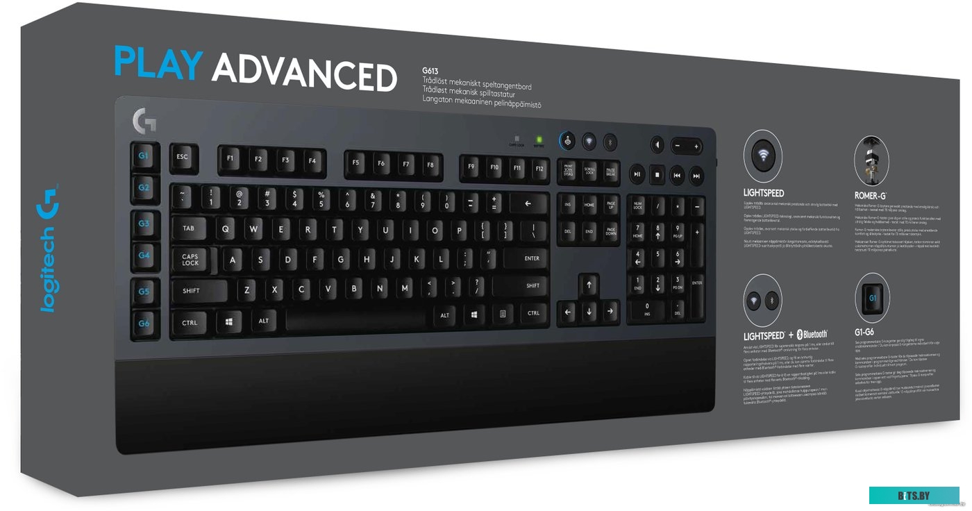 Клавиатура Logitech G613 920-008393 (нет кириллицы)