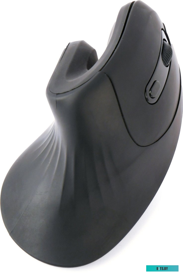 Мышь Wireless MUSW-ERGO-03 Gembird вертикальная 6-клавиш, 800-1600DPI, черная MUSW-ERGO-03