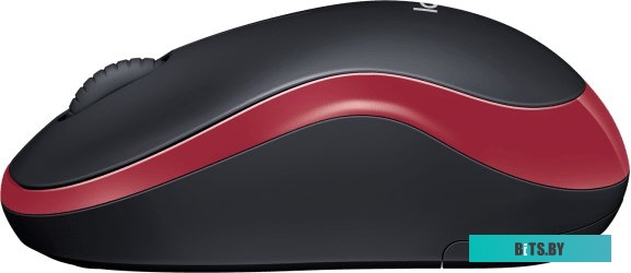 Мышь Logitech M186 (черный/красный)