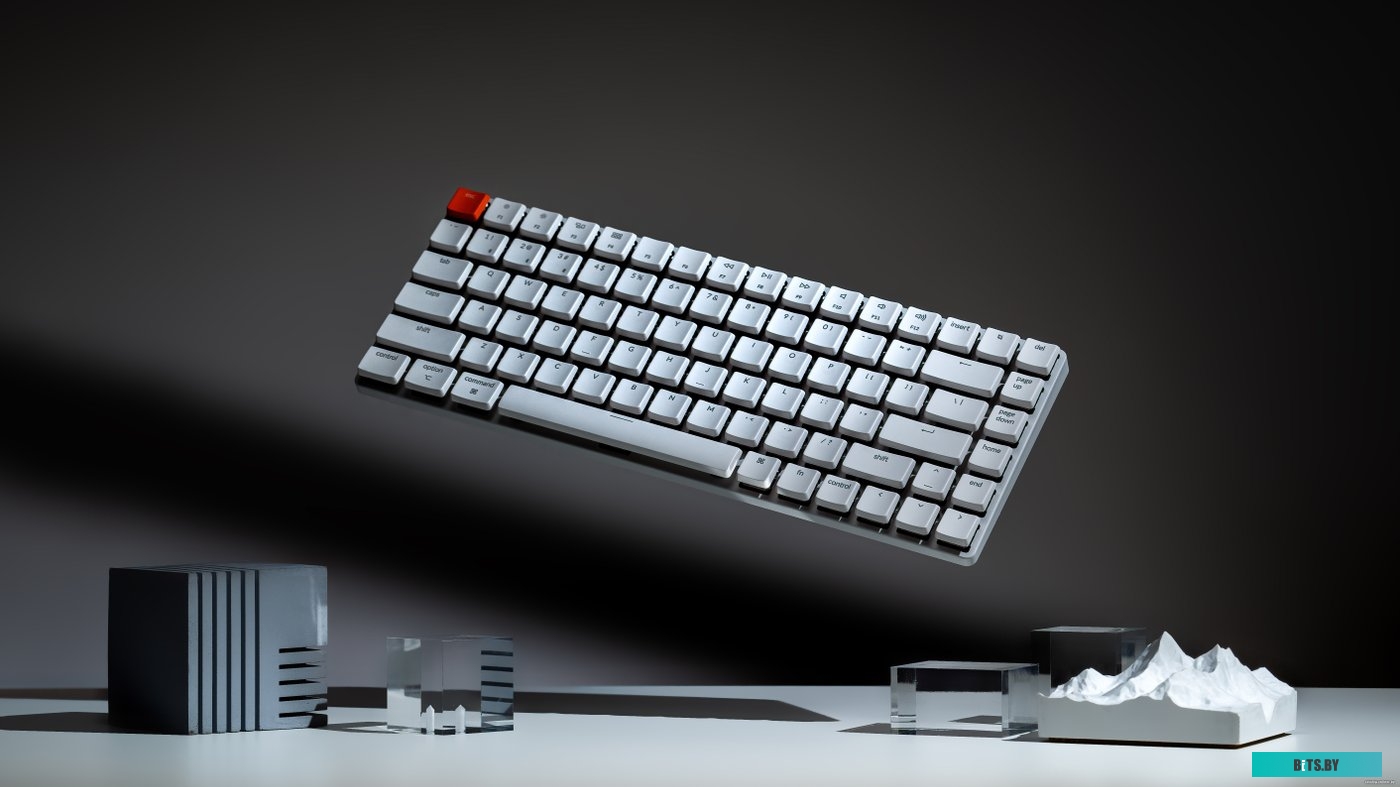 K3-K1-RU Клавиатура Keychron [K3-K1-RU] <White>; USB, Gateron G Pro Red