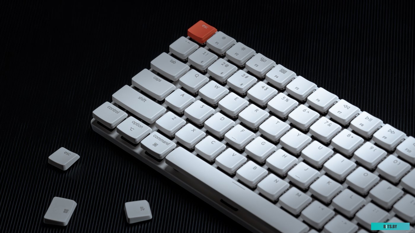K3-K1-RU Клавиатура Keychron [K3-K1-RU] <White>; USB, Gateron G Pro Red