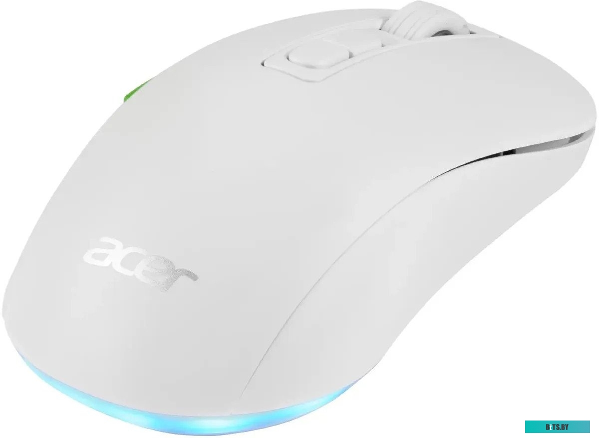 Мышь беспроводная Acer OMR311, 2400dpi, 600 мАч, Bluetooth/Wireless/USB Type-C, RGB, Белый ZL.MCECC.034 ZL.MCECC.034