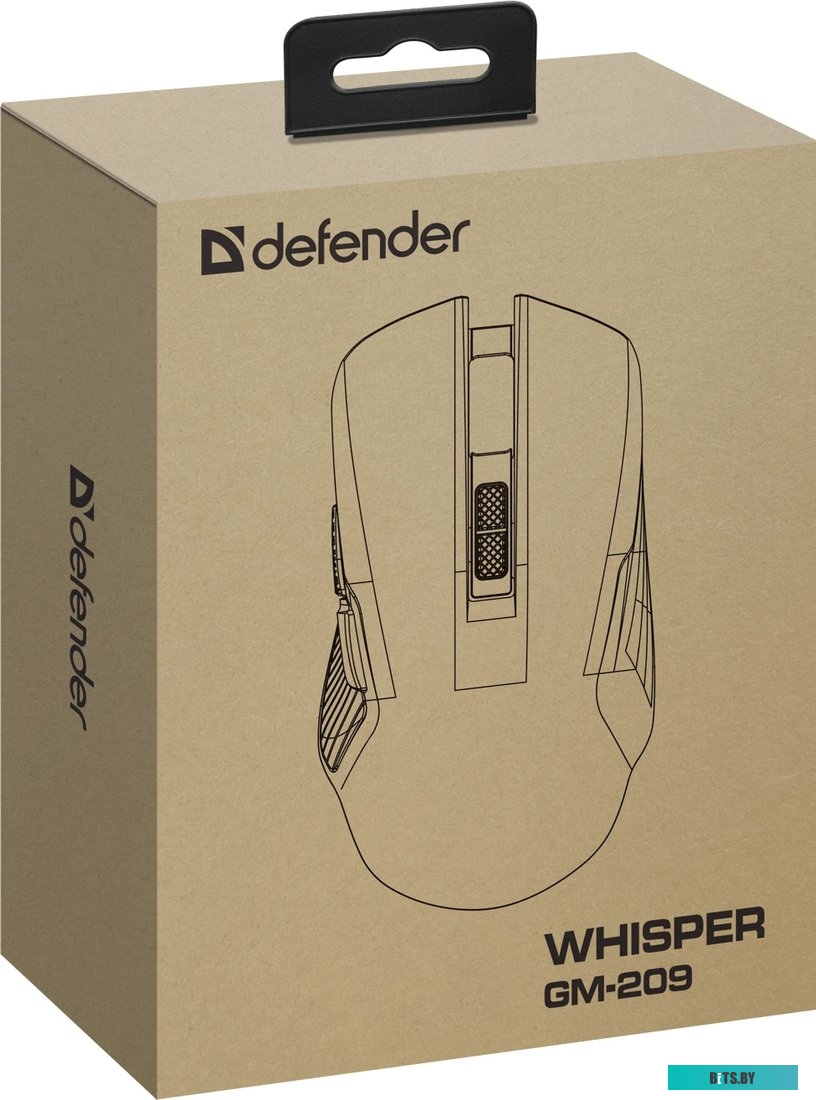 Мышь Defender Whisper GM-209 (черный)