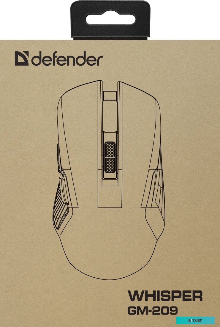 Мышь Defender Whisper GM-209 (черный)