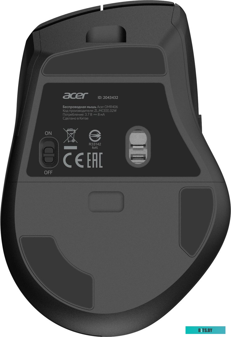 Мышь беспроводная Acer OMR406 черный ZL.MCEEE.02W